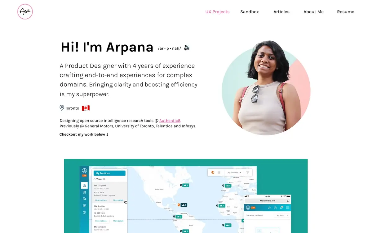 Portfolio site of Arpana Khalkho