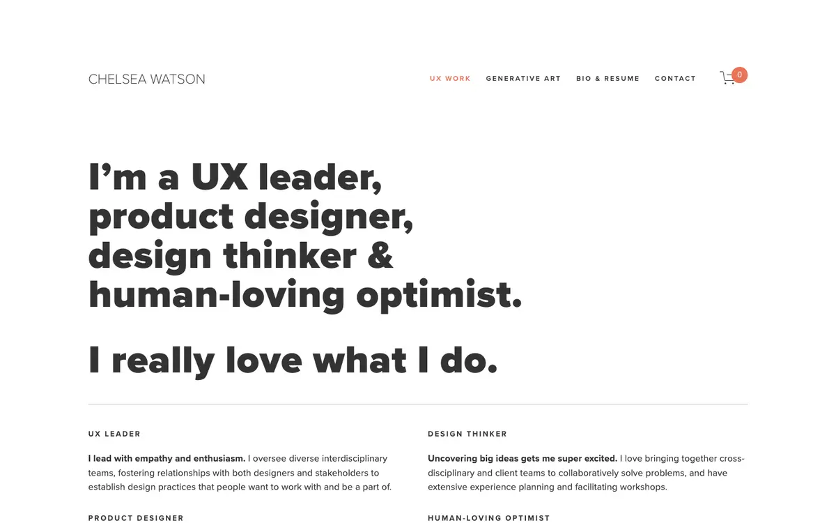 Portfolio site of Chelsea Watson