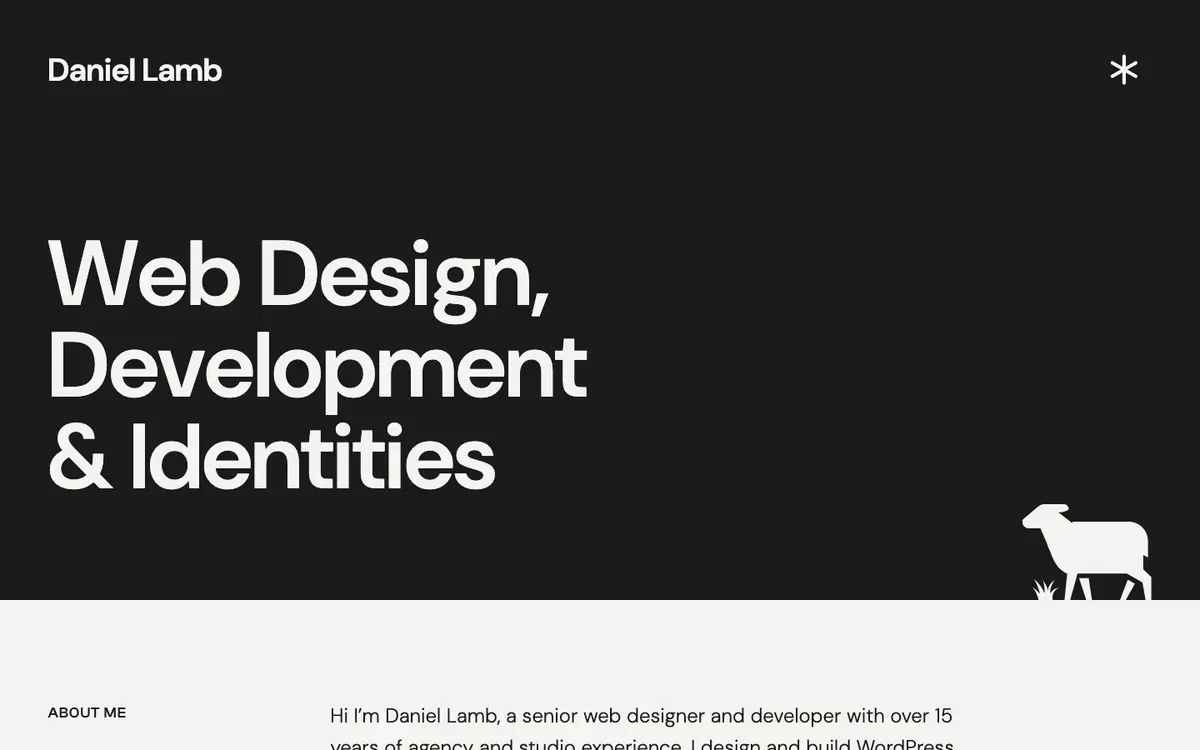 Portfolio site of Daniel Lamb