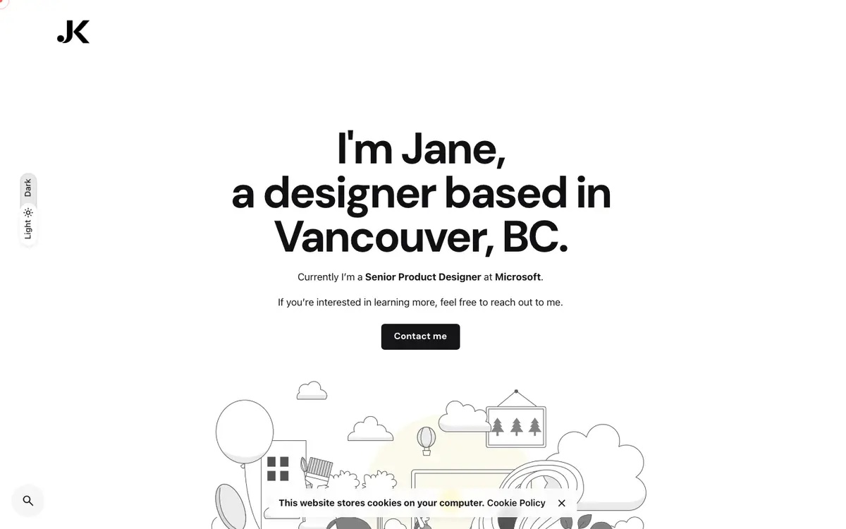 Portfolio site of Jane Kim