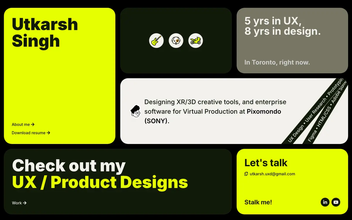 Portfolio site of Utkarsh Singh
